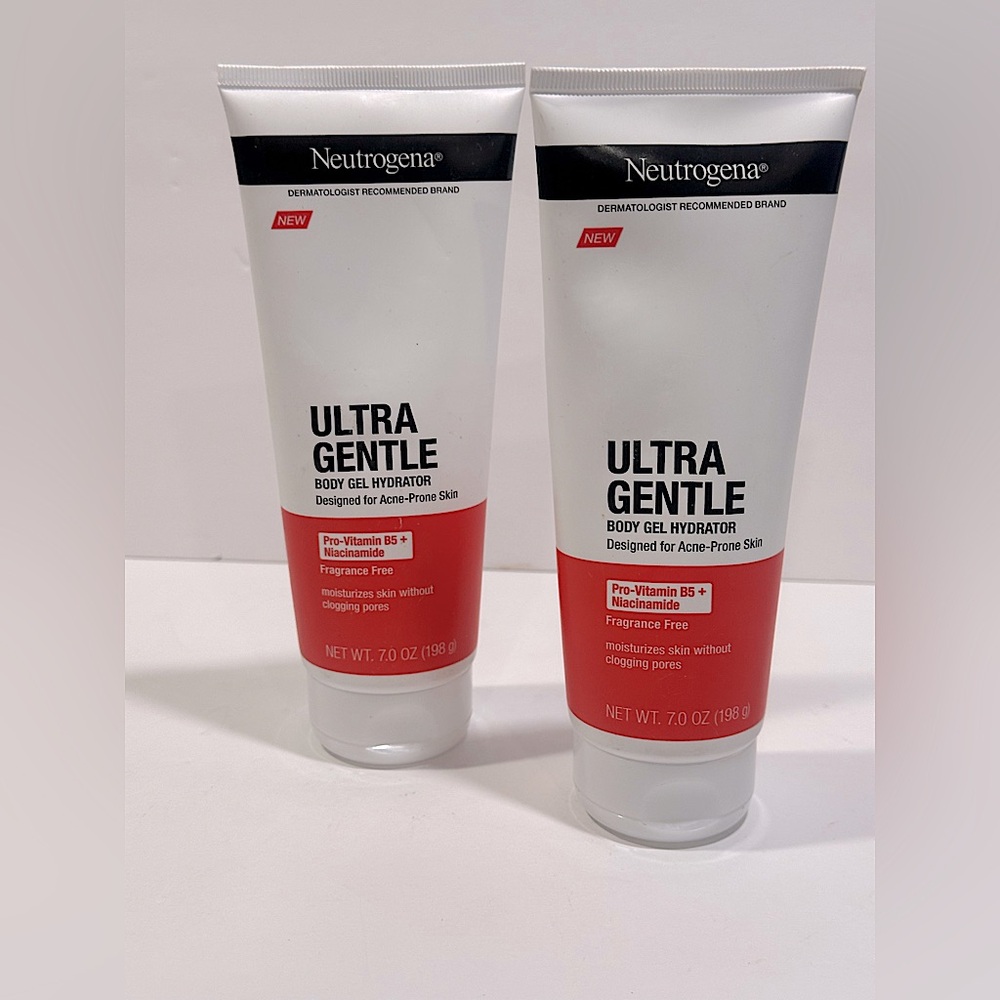 2x Neutrogena Ultra Gentle Body Gel Hydrator - 7oz.